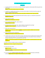 ATI Med-Surg Proctored Practice 1 (60 Q & A) (New, 2023-2024)