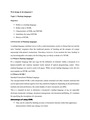 Web design and development I - Markup languages
