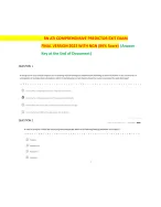 2023-26 ATI RN Comprehensive Predictor Exit Exam | Actual Exam with 180 Verified Q&A