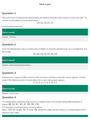 Week 4 Math 225n Statistics Quiz