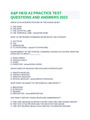 A&P HESI A2 PRACTICE TEST QUESTIONS AND ANSWERS 2023