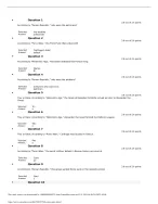 HIEU 201 Chapter 3 Quiz Answers - Includes ALL VERSIONS HIEU201 Lecture Quizzes