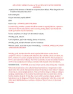 APEA FNP CARDIO EXAM (ACTUAL 2024-2025) WITH VERIFIED ANSWERS