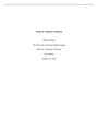BUS 401 WEEEK 4 PRINCIPLES OF FINANCE: VALUATION CONCLUSION