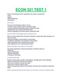 ECON 321 ACTUAL EXAM TEST 1 (2022/2023) SERIES NEW LATEST UPDATED RATED AND GRADED A.