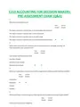 Accounting for Decision Makers (C213) WGU Package Deal | 2025–2026 | Complete Notes, Practice Questions & Performance Task Support