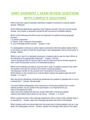 LMRT ASSEMENT 1 EXAM REVIEW QUESTIONS  WITH COMPLETE SOLUTIONS
