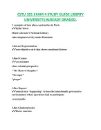 LUO CSTU 101 EXAM QUIZ 1 LIBERTY  UNIVERSITY