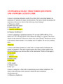 ATI PHARMACOLOGY PROCTORED QUESTIONS AND ANSWERS-LATEST GUIDE