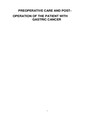 Preoperative and Postoperative Care of Patients with Gastric Cancer