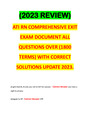 ATI RN COMPREHENSIVE EXIT EXAM DOCUMENT ALL QUESTIONS OVER (1800 TERMS)