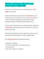BSG Quiz 1 (All Questions 531) with Correct Answers Rated A+ Update 2023