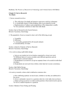 Chapter 8: Survey Research