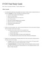 Geography TEE Study Guide