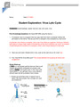 GIZMOS STUDENT  EXPLORATION  :Virus Lytic Cycle latest update 2024