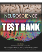 NEUROSCIENCE  6TH EDITION   TESTBANK  2024