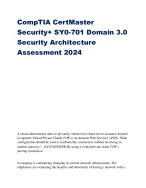 CompTIA CertMaster Security+ SY0-701 Domain 3.0 - DocMerit
