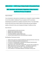 2026 HCCA CHPC Exam Study Guide | 500+ Questions with Regulation-Citing ...
