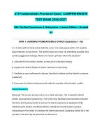 HESI A2 Admission Assessment Exam 2026/2027 Edition | For Chamberlain University | 120 Representati