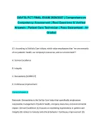 DAVITA PCT FINAL EXAM 2026/2027| Comprehensive Competency Assessment | Real Questions & Verified An