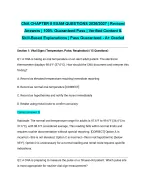 CNA CHAPTER 8 EXAM QUESTIONS 2026/2027| Revised Answers | 100% Guaranteed Pass | Verified Content &