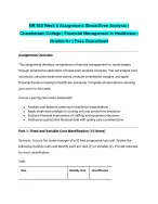 NR 533 Week 5 Assignment: Break-Even Analysis| Chamberlain College ...