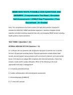 NBME NEW TESTS POSSIBLE 2026 QUESTIONS AND ANSWERS| Comprehensive Test Bank | Simulated Self-Assess