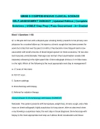 NBME 9 COMPREHENSIVE CLINICAL SCIENCE SELF-ASSESSMENT 2026/2027| Updated Edition | Complete Solutio