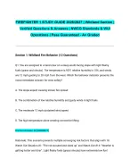 FIREFIGHTER 1 STUDY GUIDE 2026/2027| Wildland Section | Verified Questions & Answers | NWCG Standar