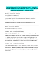 WGU D184 DESIGNING AN ASSESSMENT SYSTEM TASK 1 COMPLETE SOLUTION 2026/2027| Rubric-Aligned Model Re