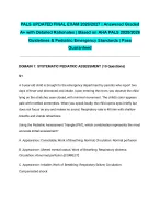 PALS UPDATED FINAL EXAM 2026/2027| Answered Graded A+ with Detailed Rationales | Based on AHA PALS