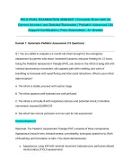 PALS FINAL EXAMINATION 2026/2027| Complete Exam with All Correct Answers and Detailed Rationales |