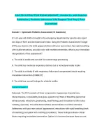 AHA PALS PRACTICE EXAM 2026/2027| Graded A+ with Detailed Rationales | Pediatric Advanced Life Supp