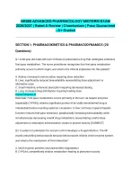 NR565 ADVANCED PHARMACOLOGY MIDTERM EXAM 2026/2027| Rated A Review | Chamberlain | Pass Guaranteed