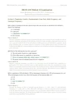 BIOD 210 MODULE 6 EXAM 2026/2027| Portage Learning Genetics | Chromosomal Aberrations & Population