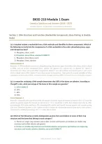 BIOD 210 MODULE 1 EXAM 2026/2027 |Portage Learning Genetics Intro | Verified Q&A with Rationales |