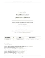NR 601 FINAL EXAM 2026/2027| Primary Care Maturing & Aged Family Practicum | Verified Q&A with Rati