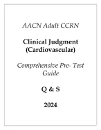 AACN) Adult CCRN Comprehensive Pre - Test Guide All Sections Q and S ...