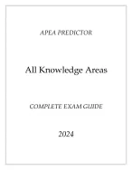APEA PREDICTOR ALL KNOWLEDGE AREAS COMPLETE EXAM GUIDE 2024