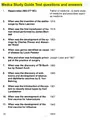 Medca Study Guide Test questions and answers