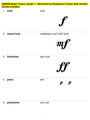 ABRSM Music Theory Grade 1 - Performance Directions (Terms) with verified correct answers